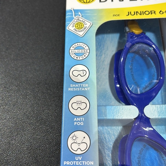 U.S. DIVERS Atlas Junior,swim goggle,shatter resistant, anti-fog,UV protection - Picture 2 of 4